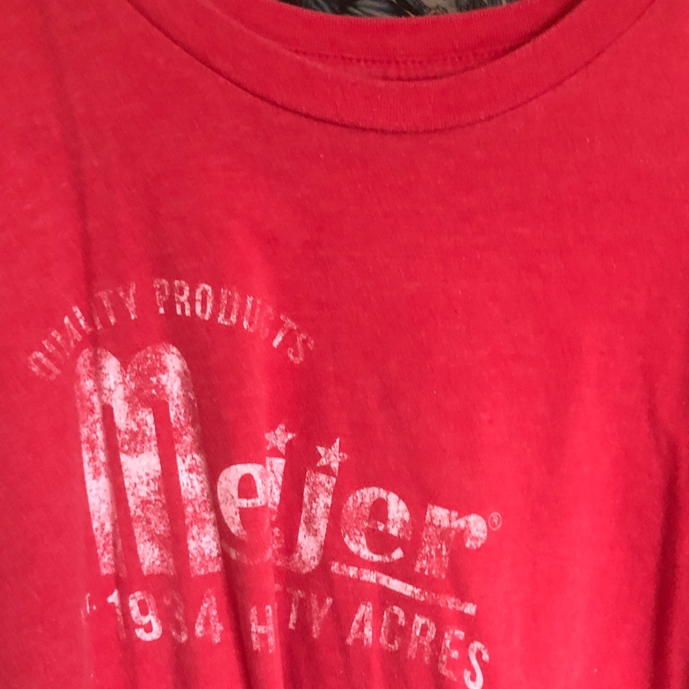 Meijer Red Graphic Tee
